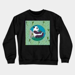 Panda and Bamboo Crewneck Sweatshirt